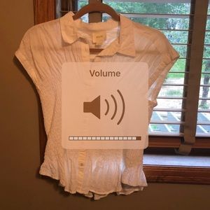 White Maeve Anthropologie Blouse